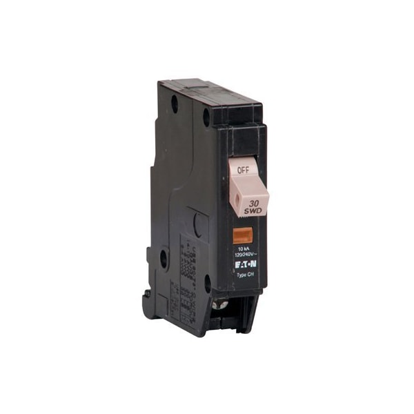 Eaton Circuit Breaker, CHF Series, 50A, 1 Pole, 120/240V AC, 10kA - CHF150CS
