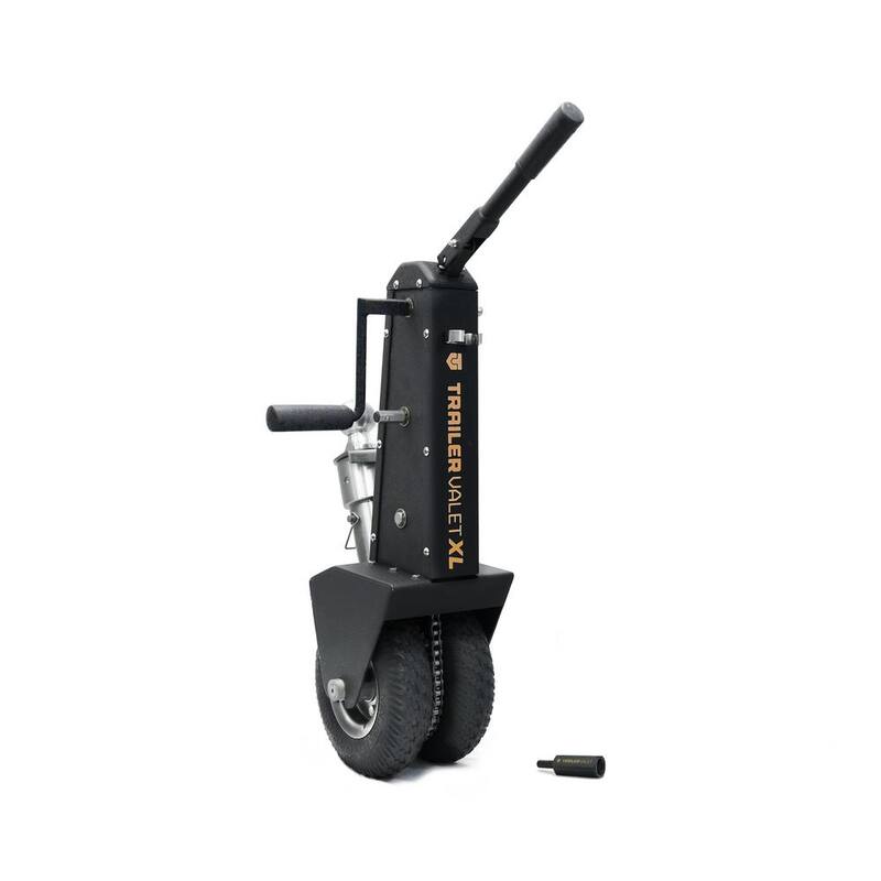 Trailer Valet 10000 lbs. Capacity Hand or Drill Powered Trailer Dolly with 2 in. Ball and Integrated Braking System - TVXL20