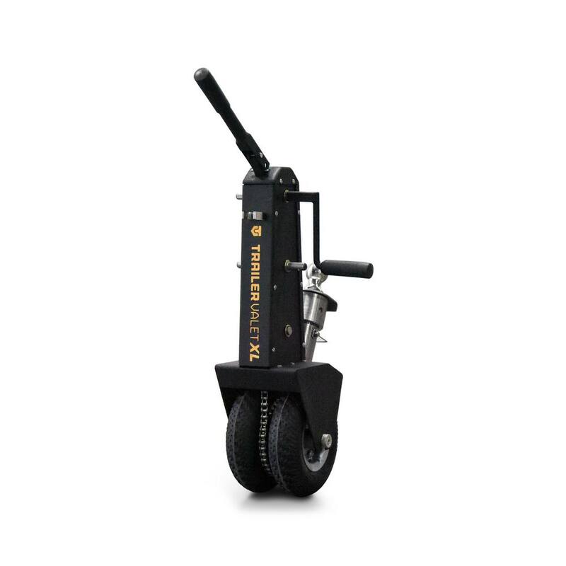 Trailer Valet 10000 lbs. Capacity Hand or Drill Powered Trailer Dolly with 2 in. Ball and Integrated Braking System - TVXL20