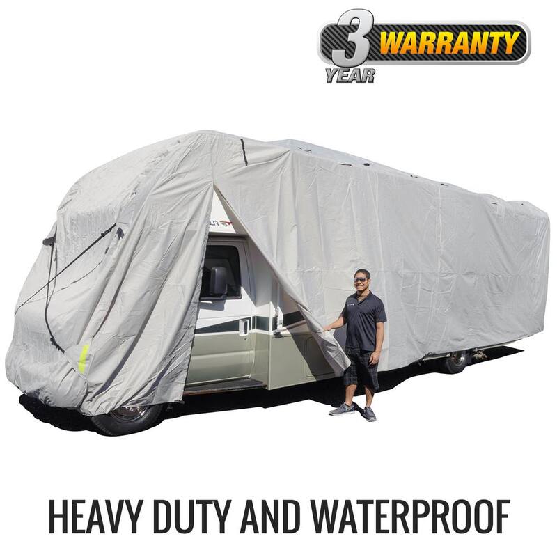 Budge Premier 364 in. x 105 in. x 108 in. Class C RV Cover Size RVC-D - RVRP-33