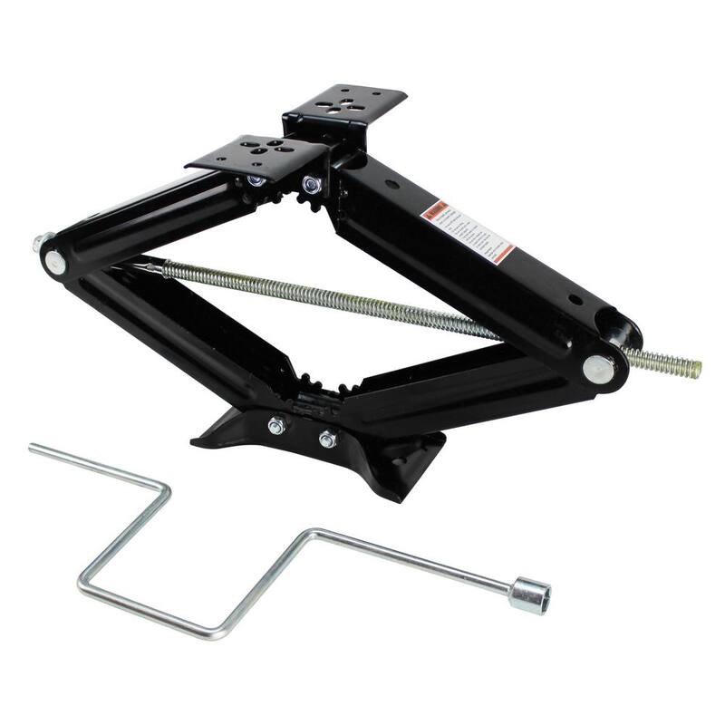 Quick Products RV Stabilizing and Leveling Scissor Jack, 5,000 lbs. Max, 24 in. - Pair - QP-RVJ-S24
