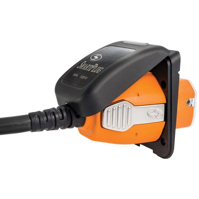 SmartPlug Combo Kit with Female Connector and Non-Metallic Inlet - 30 Amp, Black - B30ASSYPB