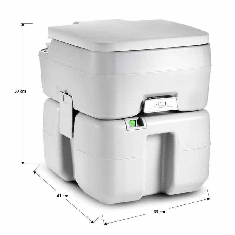 SereneLife 5.3 Gal. Portable Outdoor and Travel Toilet - SLCATL320