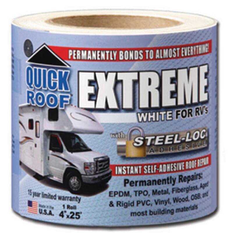 Cofair 4 in. White Quick Roof Extreme Adhesive for RV - UBE425