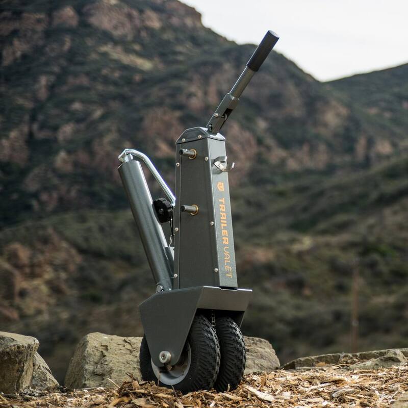 Trailer Valet Tongue Jack Dolly with Crank Assist, 500 lb. Tongue / 5,000 lb. Trailer Rated - TV5X