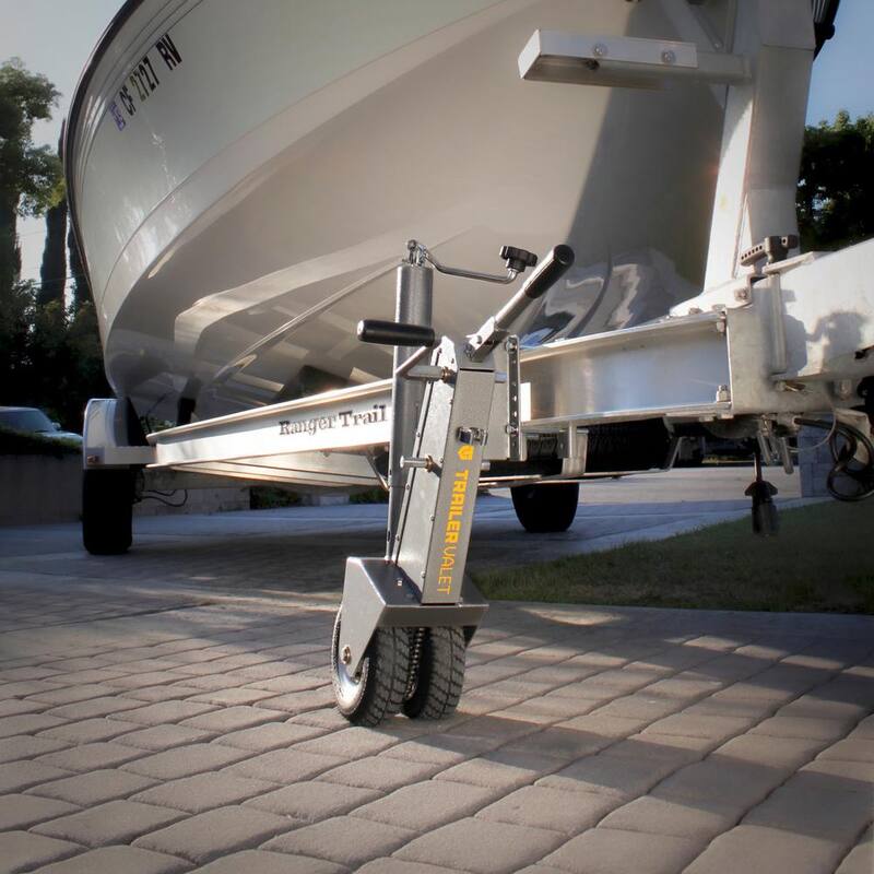 Trailer Valet Tongue Jack Dolly with Crank Assist, 500 lb. Tongue / 5,000 lb. Trailer Rated - TV5X