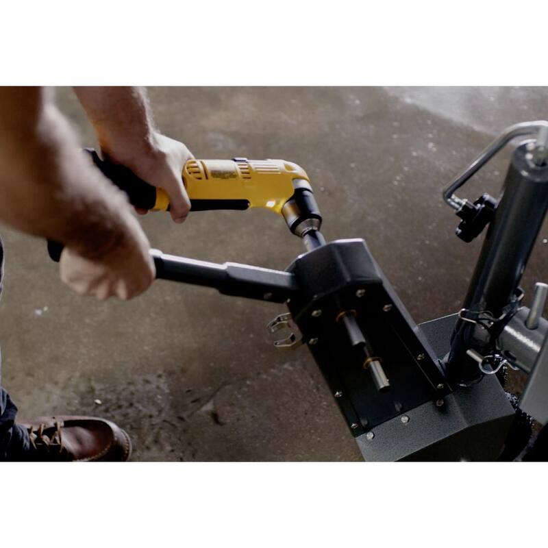 Trailer Valet Tongue Jack Dolly with Crank Assist, 500 lb. Tongue / 5,000 lb. Trailer Rated - TV5X