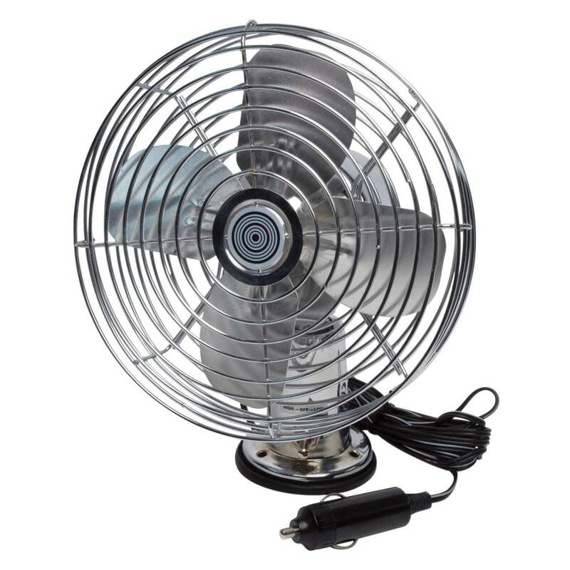 RoadPro 12-Volt Heavy-Duty Metal Fan - RP-1179
