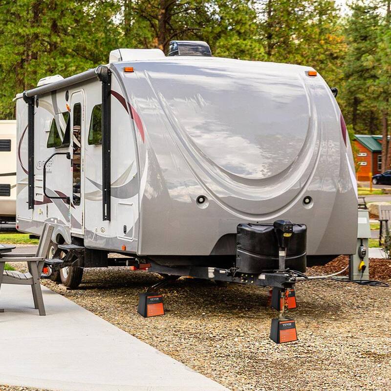 VEVOR Trailer Jack Block 6000 lbs. Capacity per Block High-quality Polypropylene RV Camper Stabilizer Blocks 4-Pack - FXKSJT8YC000FS7GXV0