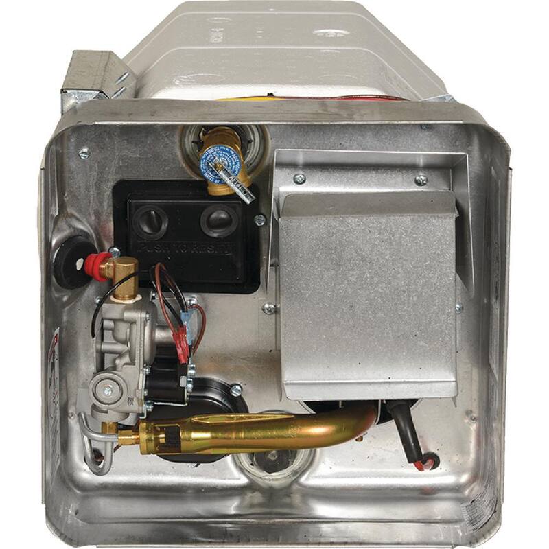 Unbranded Combo Gas and Electric Water Heater- Direct Spark Ignition and 12V Control Switch, 16 Gal. - 5233A