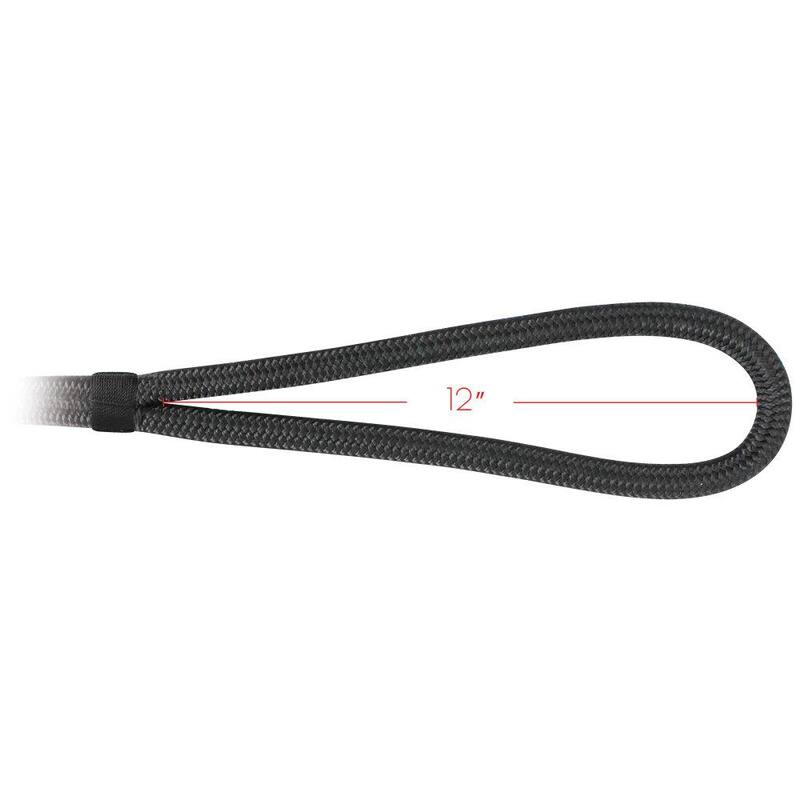 Extreme Max BoatTector Double Braid Nylon Dock Line - 5/8 in. x 35 ft., Black - 3006.2147