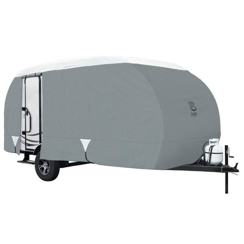 Classic Accessories PolyPro3 211 in. L x 78 in. W x 93 in. H R-Pod Travel Trailer Cover - 80-197-171001-00