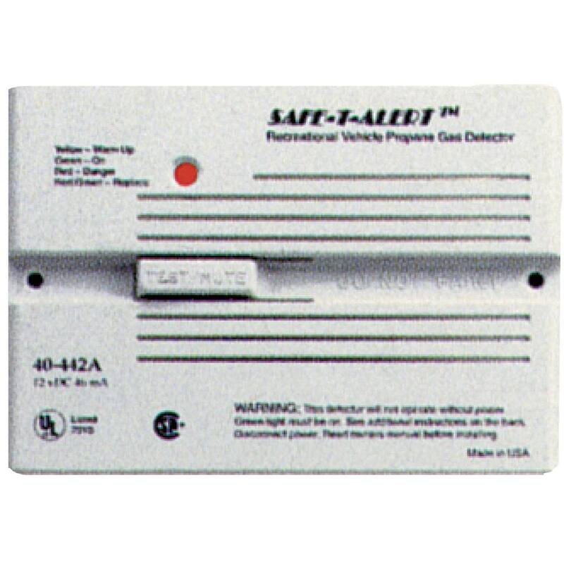 MTI Industries 40 Series 12-Volt Safe-T-Alert Flush Mount RV Propane/LP Gas Alarm - 40-442-P-WT