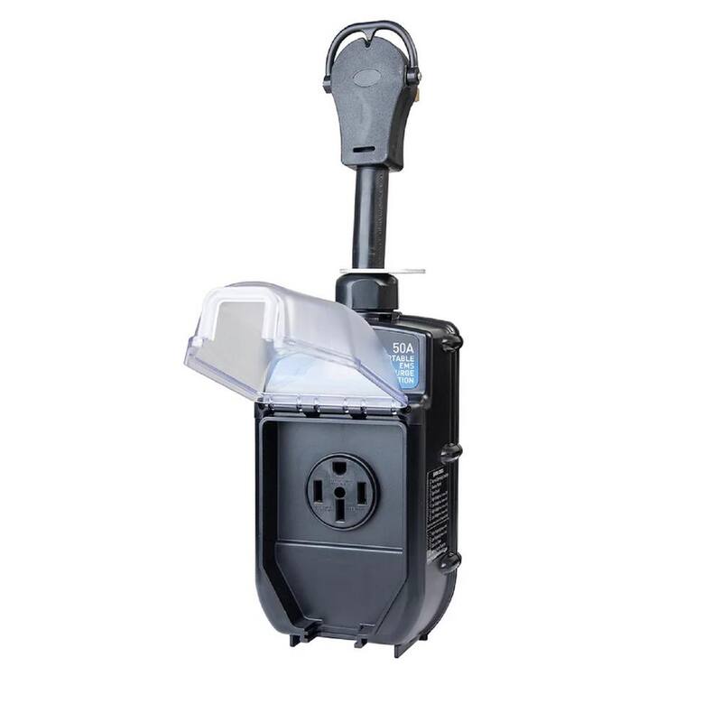 PROGRESSIVE INDUSTRIES 50 Amp Portable RV Surge Protector - EMS-PT50X