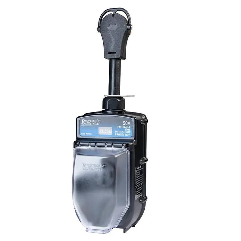 PROGRESSIVE INDUSTRIES 50 Amp Portable RV Surge Protector - EMS-PT50X