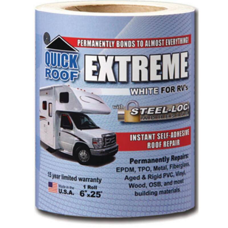 Cofair 6 in. White Quick Roof Extreme Adhesive for RV - UBE625