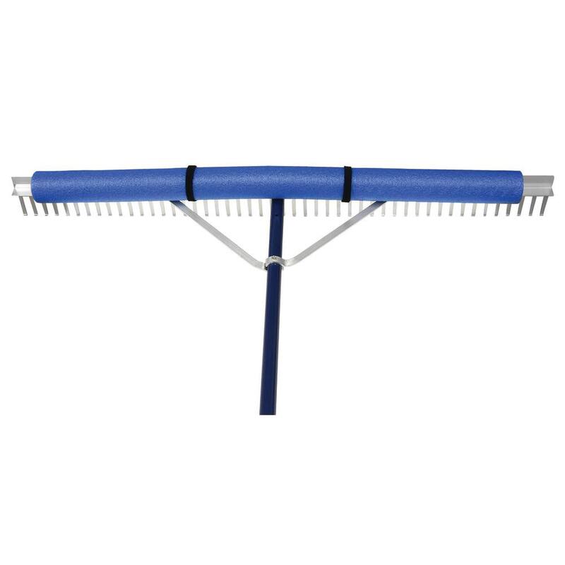 Extreme Max 48 in. Floating Weed Lake Rake with 11 ft. Extension Handle and 50 ft. Rope - 3005.4254