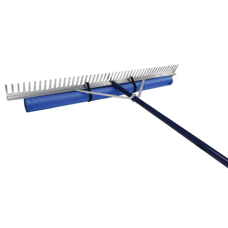 Extreme Max 48 in. Floating Weed Lake Rake with 11 ft. Extension Handle and 50 ft. Rope - 3005.4254
