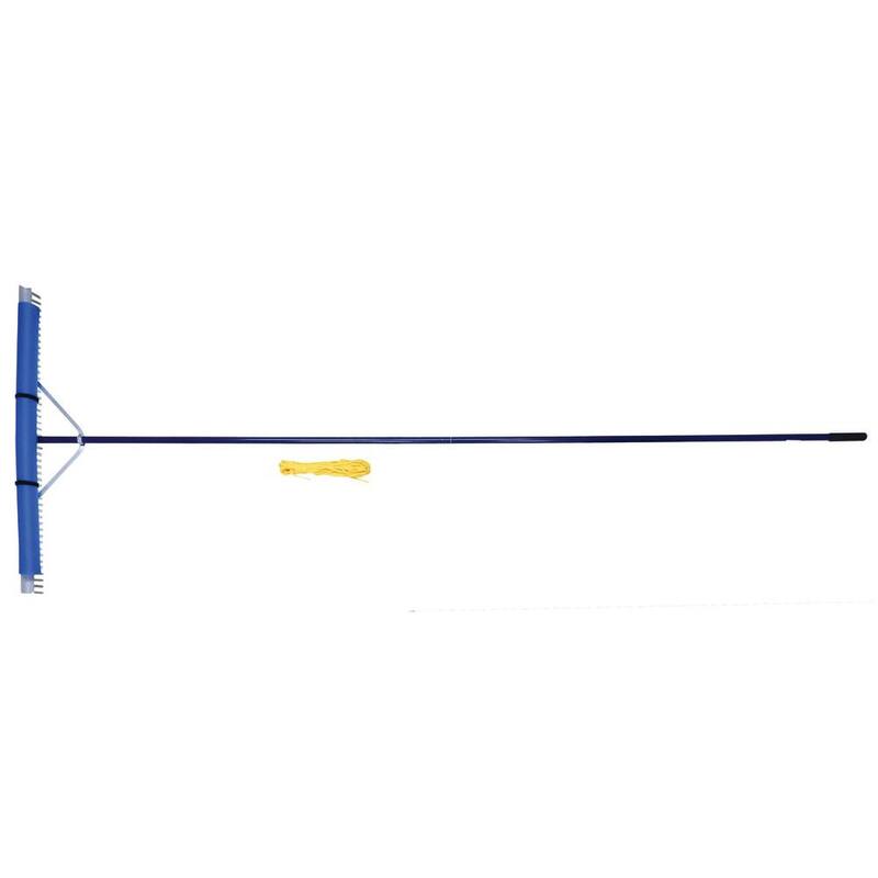 Extreme Max 48 in. Floating Weed Lake Rake with 11 ft. Extension Handle and 50 ft. Rope - 3005.4254