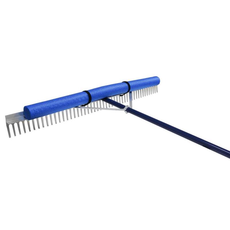 Extreme Max 48 in. Floating Weed Lake Rake with 11 ft. Extension Handle and 50 ft. Rope - 3005.4254