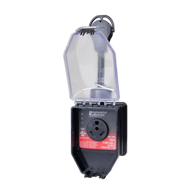 PROGRESSIVE INDUSTRIES 30 Amp Portable RV Smart Surge Protector with Cover - SSP-30XL