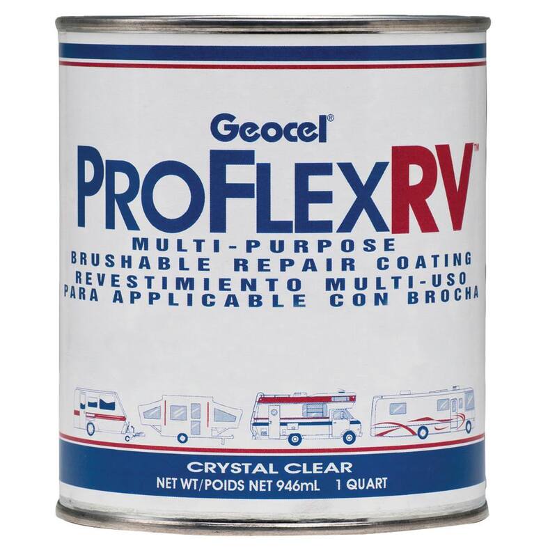 Geocel Pro Flex RV Multi- Purpose Brushable Repair Coating - Clear, 1 Qt. - GC23200