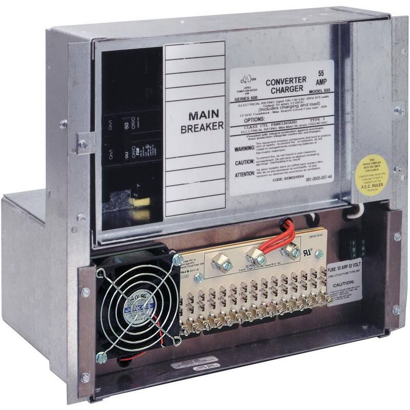 Unbranded 50 Amp Power Center with 55 Amp Converter - 5355