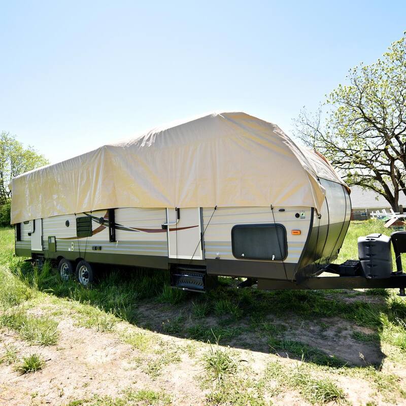 Budge 30 ft. L x 16 ft. W RV Rooftop Cover - TARP-3