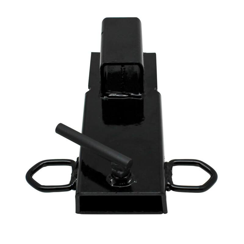 Extreme Max Clamp-On Forklift Fork Hitch Receiver Adapter - 2 in. - 5001.1373