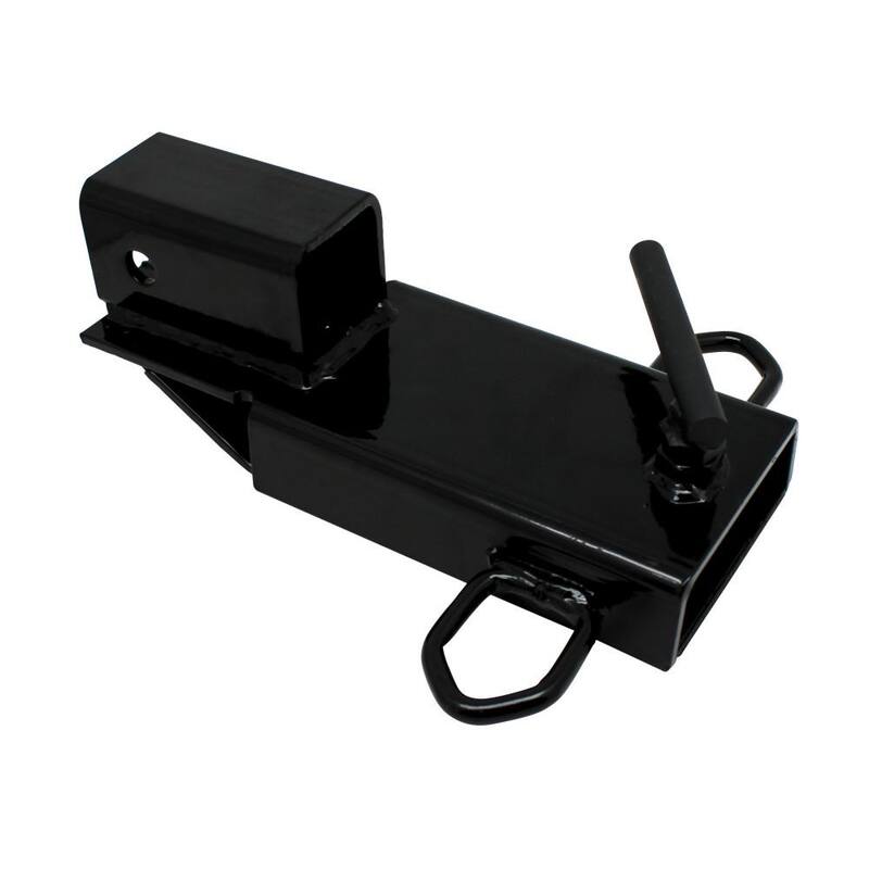 Extreme Max Clamp-On Forklift Fork Hitch Receiver Adapter - 2 in. - 5001.1373