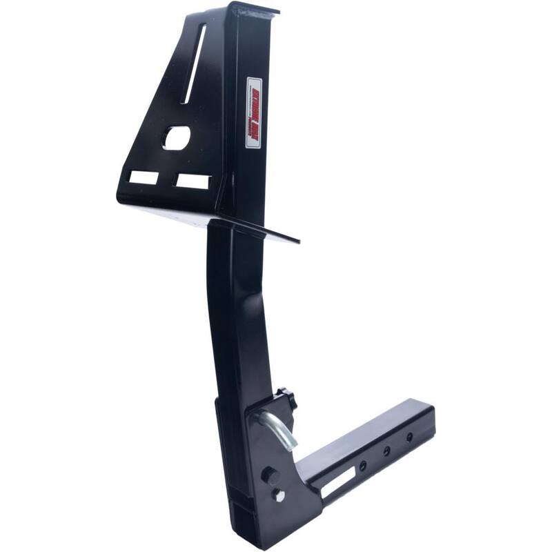 Extreme Max Pivoting Fold Down Hitch Mount Spare Tire Carrier for 2 in. Receivers - 5001.5831