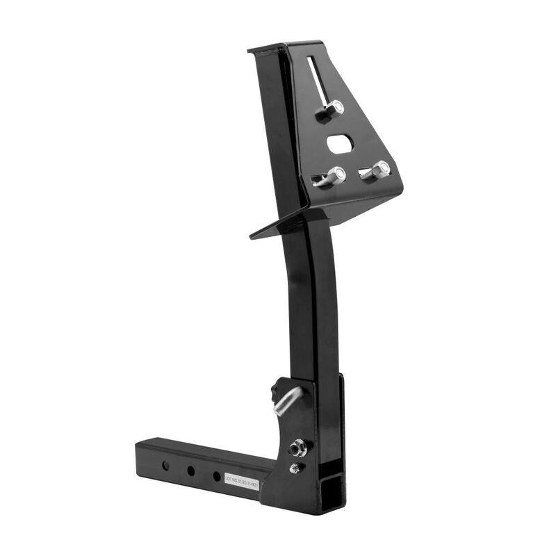 Extreme Max Pivoting Fold Down Hitch Mount Spare Tire Carrier for 2 in. Receivers - 5001.5831