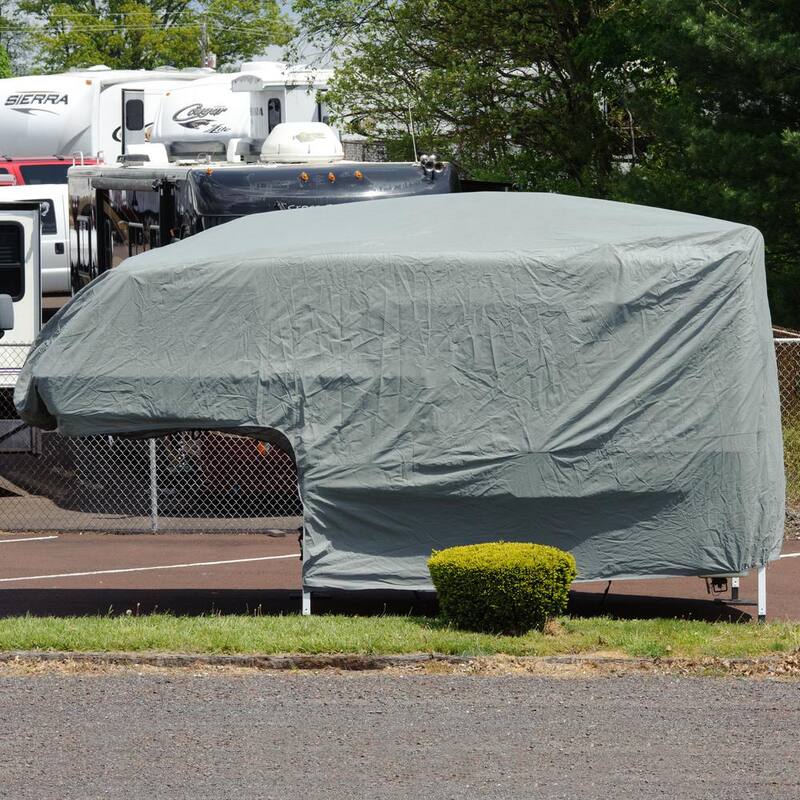 Budge Standard 237 in. x 108 in. x 108 in. Truck Camper RV Cover Size RVT-1 - RVRB-71