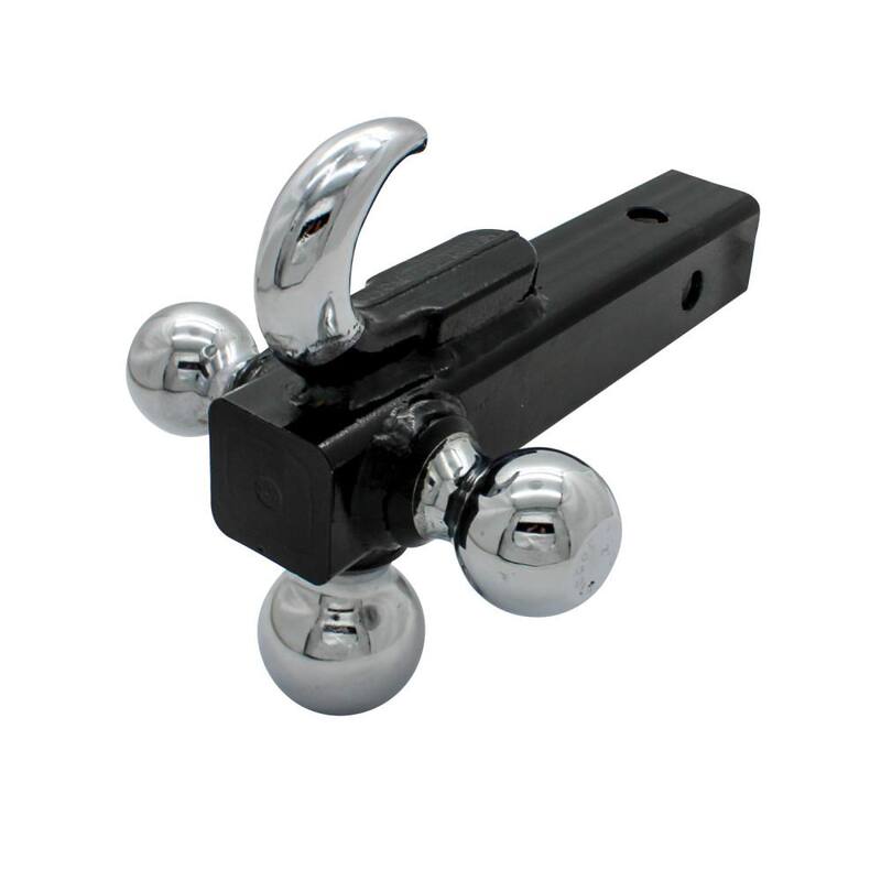 Extreme Max Tri-Ball Trailer Hitch with Tow Hook - 5001.1367