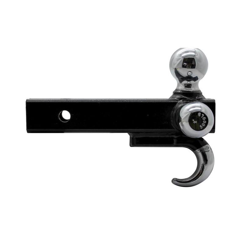 Extreme Max Tri-Ball Trailer Hitch with Tow Hook - 5001.1367