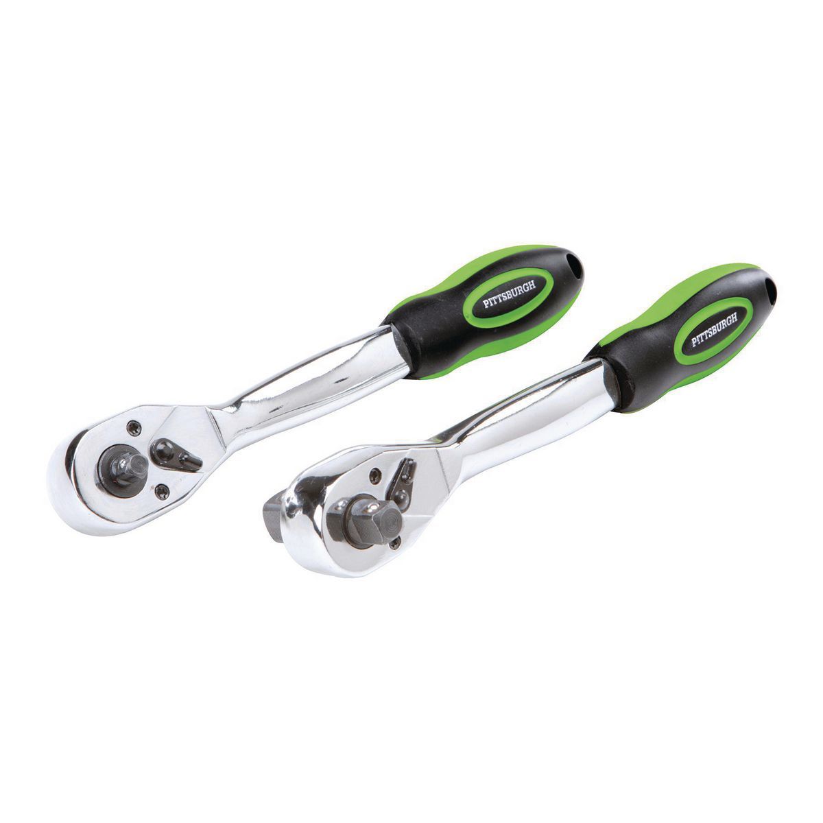 Set de trinquetes Pittsburgh de 1/4 pulgada, 3/8 pulgadas, 1/2 pulgadas con doble unidad, 2 piezas - 70588