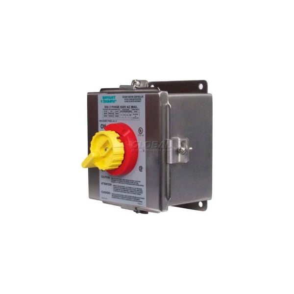Interruptor basculante de acero inoxidable Bryant NEMA 4X en caja, 30 AMP 600V - 664S33D
