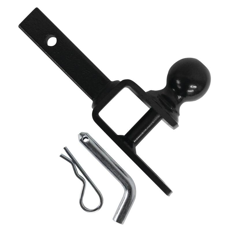 Extreme Max 3-in-1 ATV Ball Mount with 2 in. Ball - 1-1/4 in. Solid Shank - 5001.1379