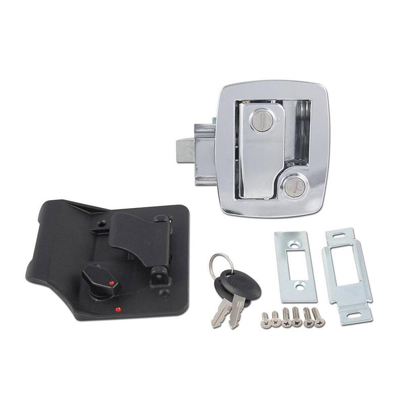 AP Products Standard Bauer Travel Trailer Lock - Chrome - 013-535