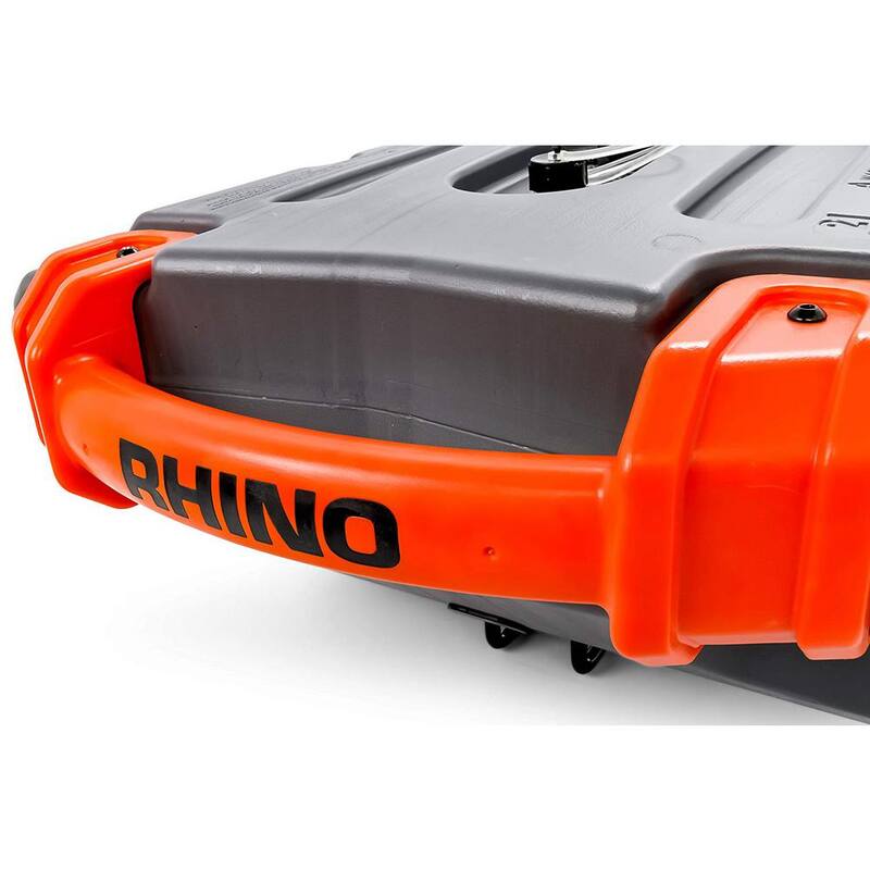 Camco Rhino Portable 21 Gal. RV Waste Tank Holding Hose and Accessories (2-Pack) - 2 x 39002