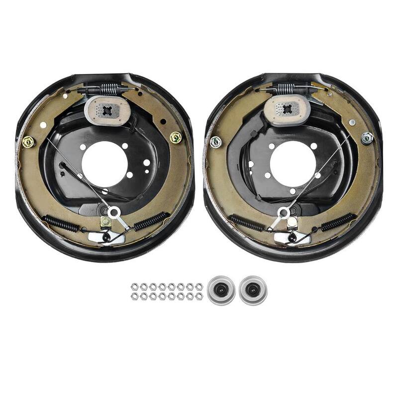 VEVOR Electric Trailer Brake Assembly, 12 in. x 2 in., 1 Pair Self-Adjusting Electric Brakes Kit for 7000 lbs. Axle - TCDZCC122YCZVSC8LV9-730