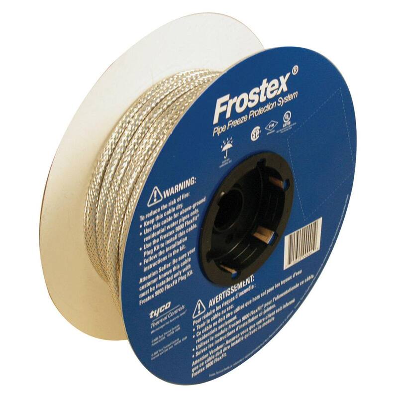 nVent RAYCHEM Frostex Self-Regulating Pipe Heating Cable - 250 ft. Spool - 702549-000