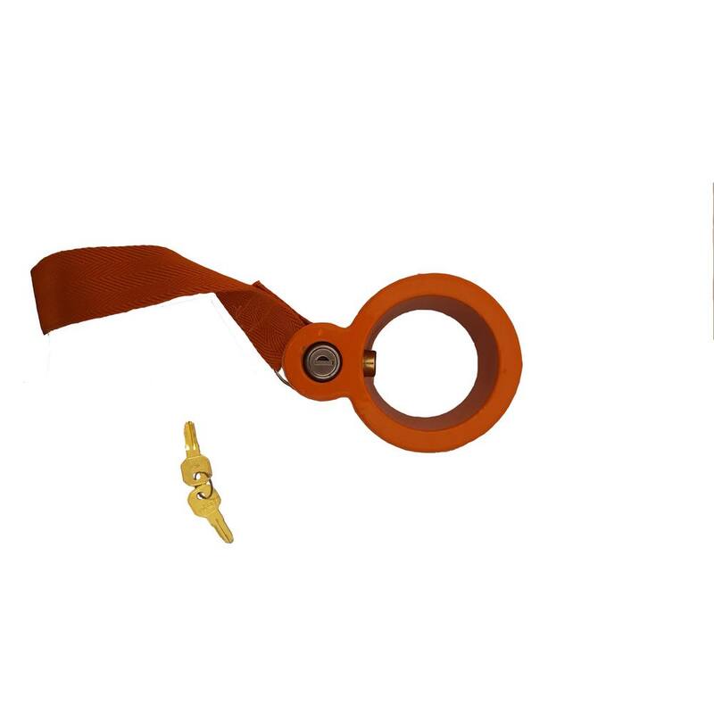 Eagle 1/2 in. Thick Cast Steel King Pin Lock Keyed Alike - KA-1-S