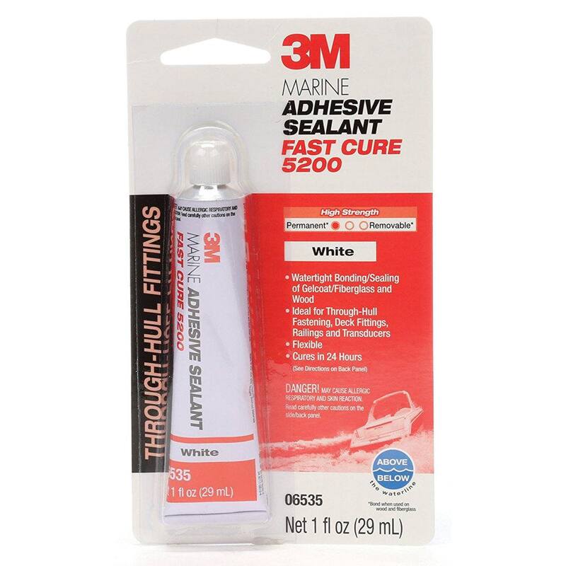 3M Marine Adhesive Sealant 5200 Fast Cure - 1 oz., White - 7010367674