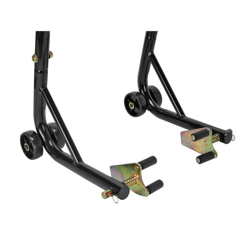 Extreme Max Sport Bike Motorcycle Front and Rear Spool-Style Lift Stand - Fits Most Yamaha, Honda, Kawasaki, Suzuki, Ducati, BMW - 5600.3261