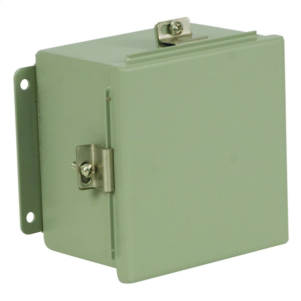 Wiegmann Carbon Steel Electrical Enclosures, 4 in H, 3 in D, 4 in W, NEMA 4, Lift Off - BN4040403