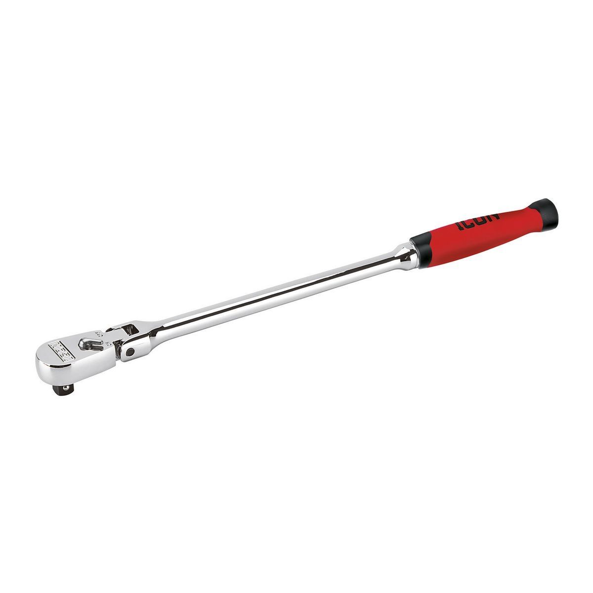 Llave de trinquete profesional con cabeza flexible y agarre cómodo de 1/2 pulg. - 64702