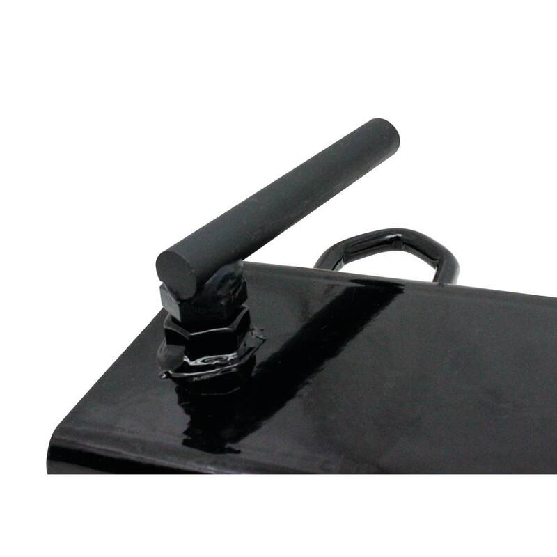 Extreme Max Clamp-On Forklift Hitch 2 in. Receiver with Tri-Ball Hitch and Tow Hook - 5001.1389