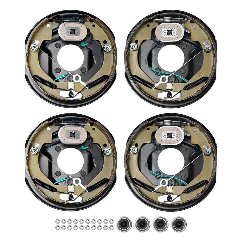 VEVOR Electric Trailer Brake Assembly, 10 in. x 2-1/4 in., 2 Pairs Self-Adjusting Electric Brakes Kit for 3500 lbs Axle - TCDZCC10225YG9THSV9-730