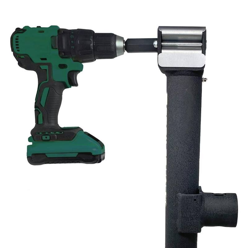Trailer Valet TVJX5S-MW 5000 lbs. Side Mount Drill Jack With Wheel - TVJX5S-MW